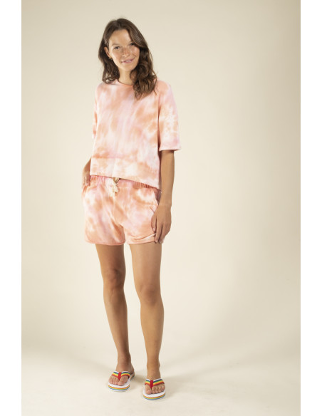 Top TOMEN tie and dye rose