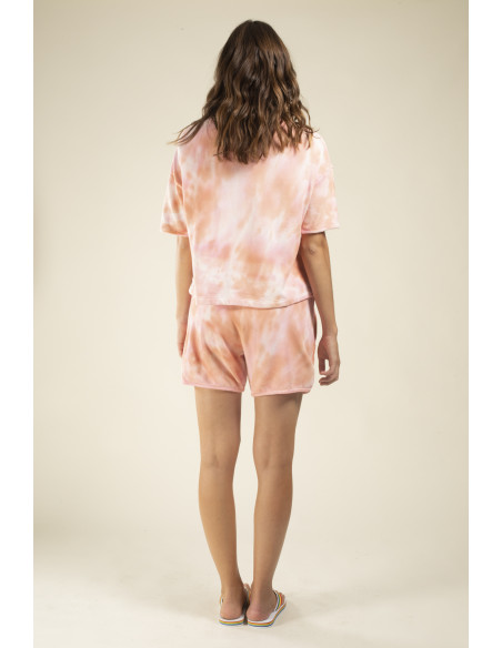 Top TOMEN tie and dye rose