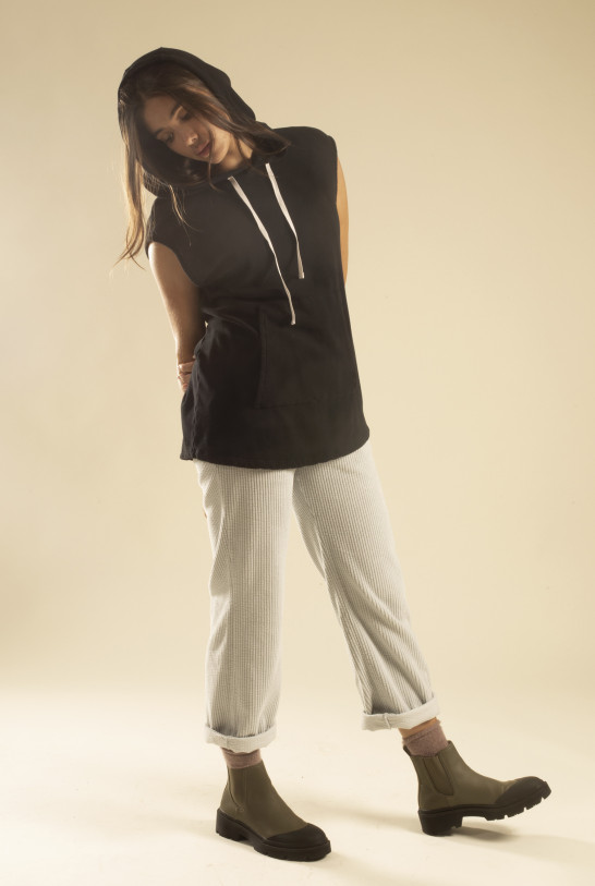 Hoodie noir RASON