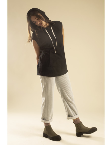 Hoodie noir RASON
